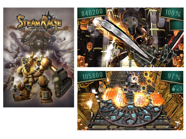 オープンキャンパス展示作品 『STEAM RAGE』 | ゲーム学科