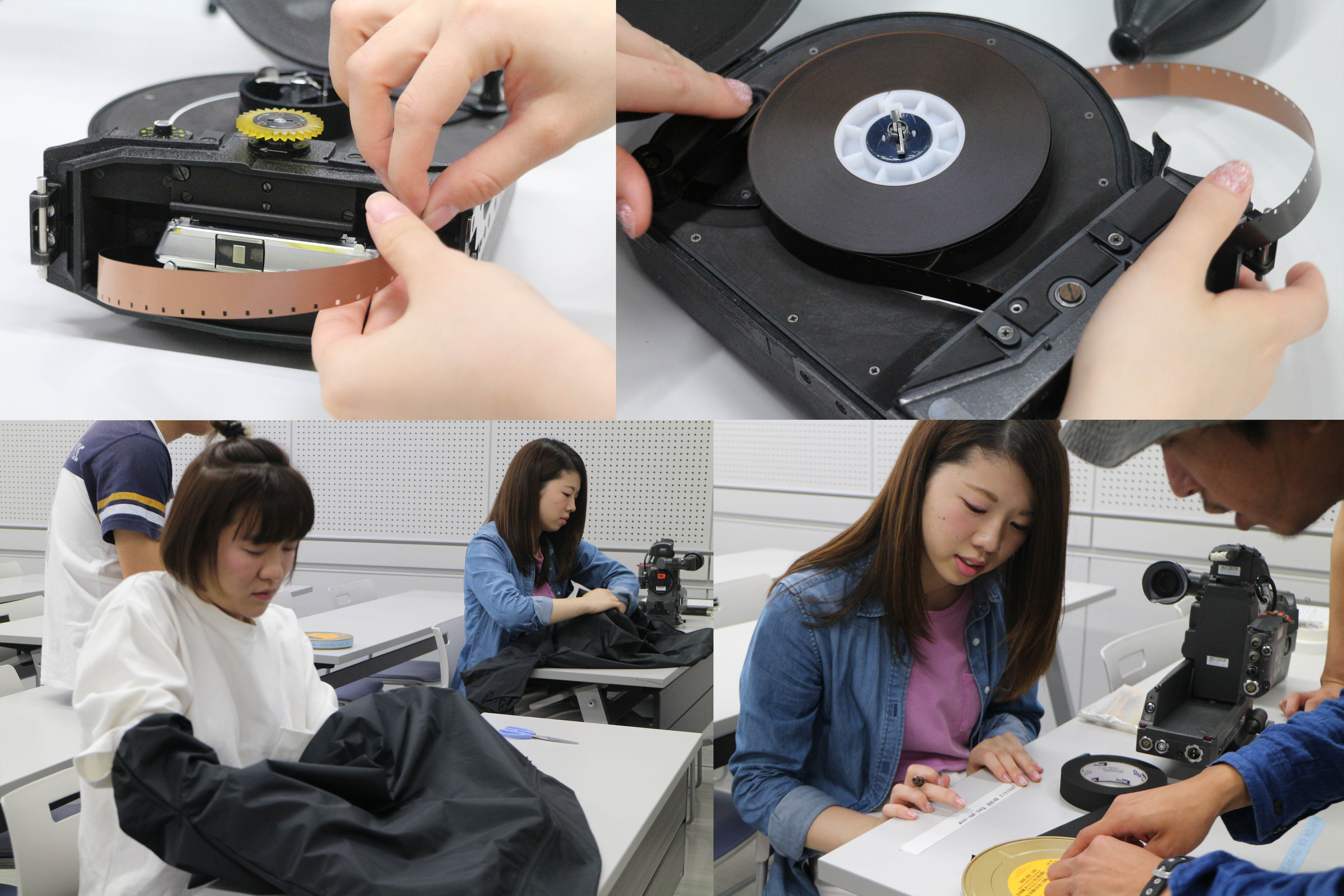 映画領域 毎年恒例の撮影授業 映像学科