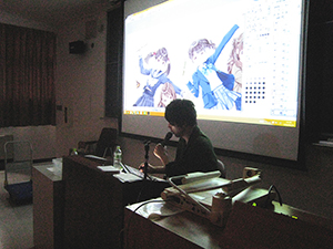 イラストレーターの岸田メル先生が一年生ゲスト講義で来校 マンガ学科